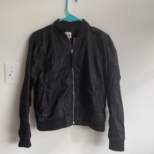 GAP black nylon bomber jacket